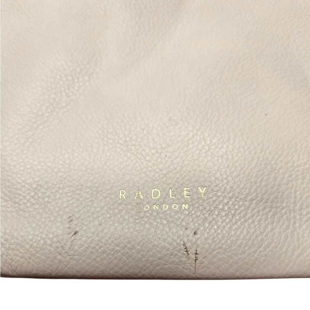 Radley London Pocket Leather Crossbody Bag Pebbled Blush Pink Scottie Dog Charm
